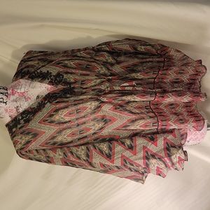 Bandolino Sheer Blouse Size L